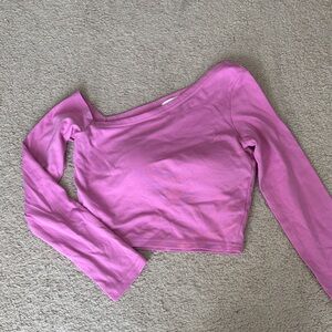 Pink Bra Top Longsleeve